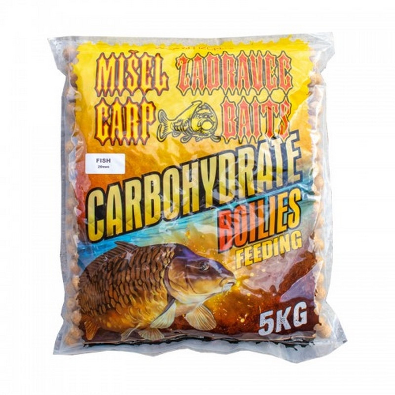 Boilies Misel Zadravec Carbohydrate Fish 20mm 5kg