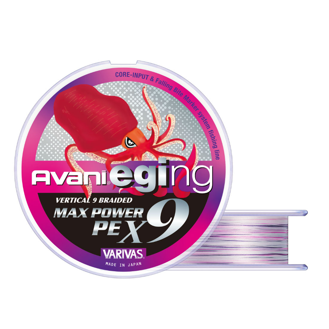 FIR VARIVAS AVANI EGING MAX POWER PE X9 150m #0.6 14lbs White Marking