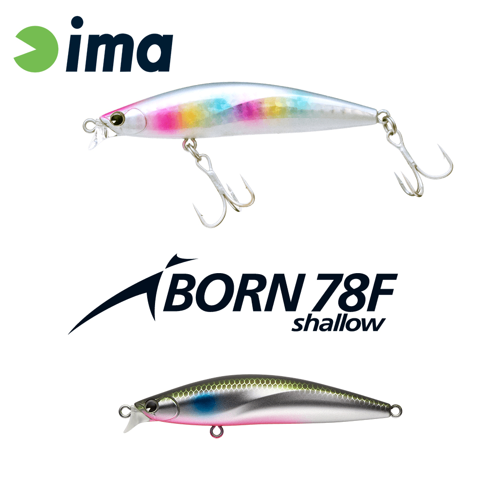 IMA IBORN 78F SHALLOW 78mm 8.5gr 013 Mat Mullet