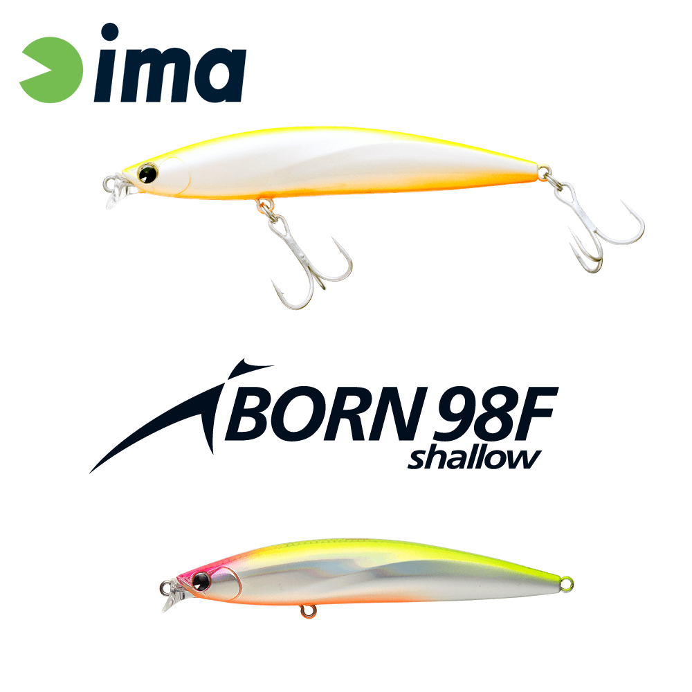 IMA IBORN 98F SHALLOW 98mm 13gr 012 Cream Chart