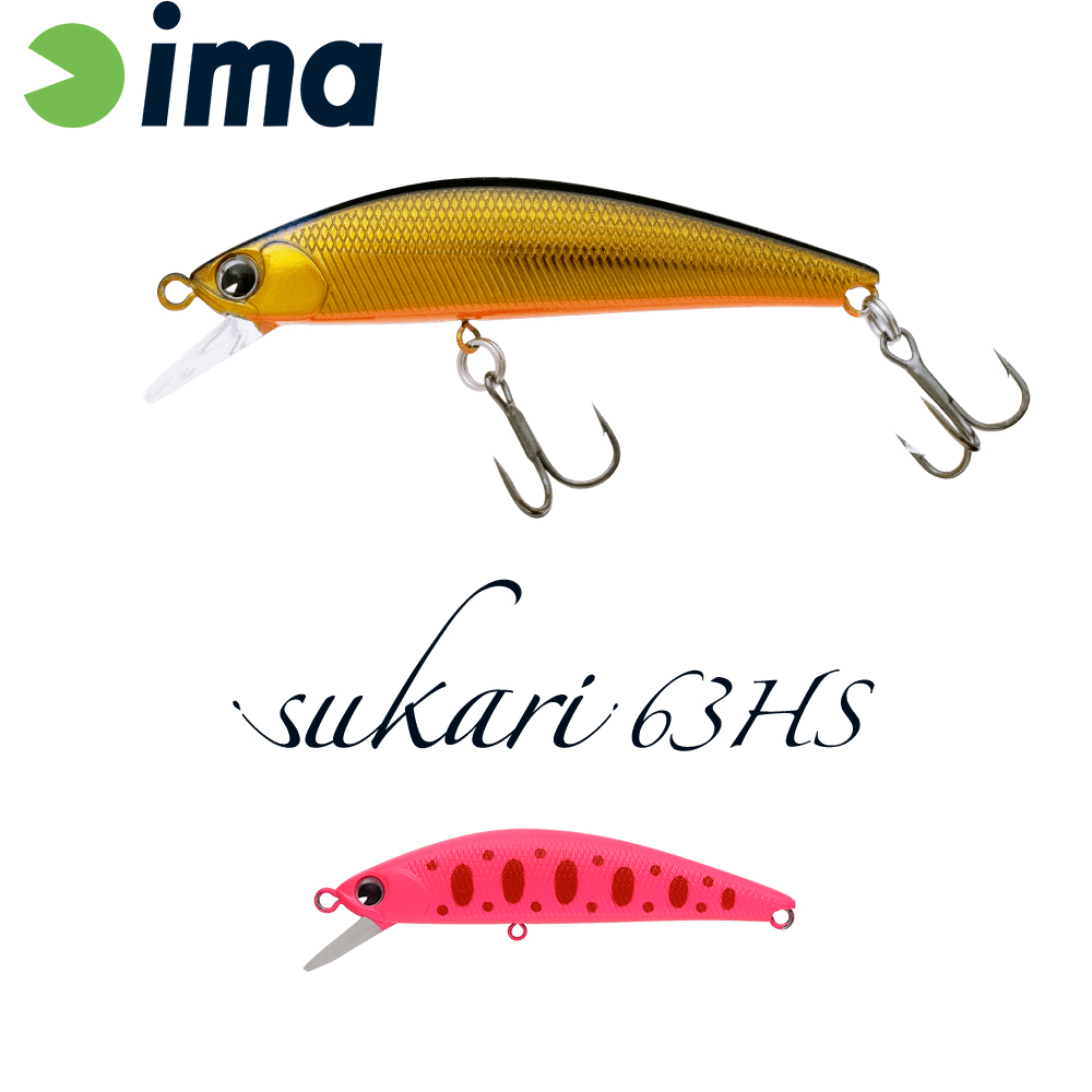 IMA SUKARI 63HS 63mm 8gr 018 Pink Yamame