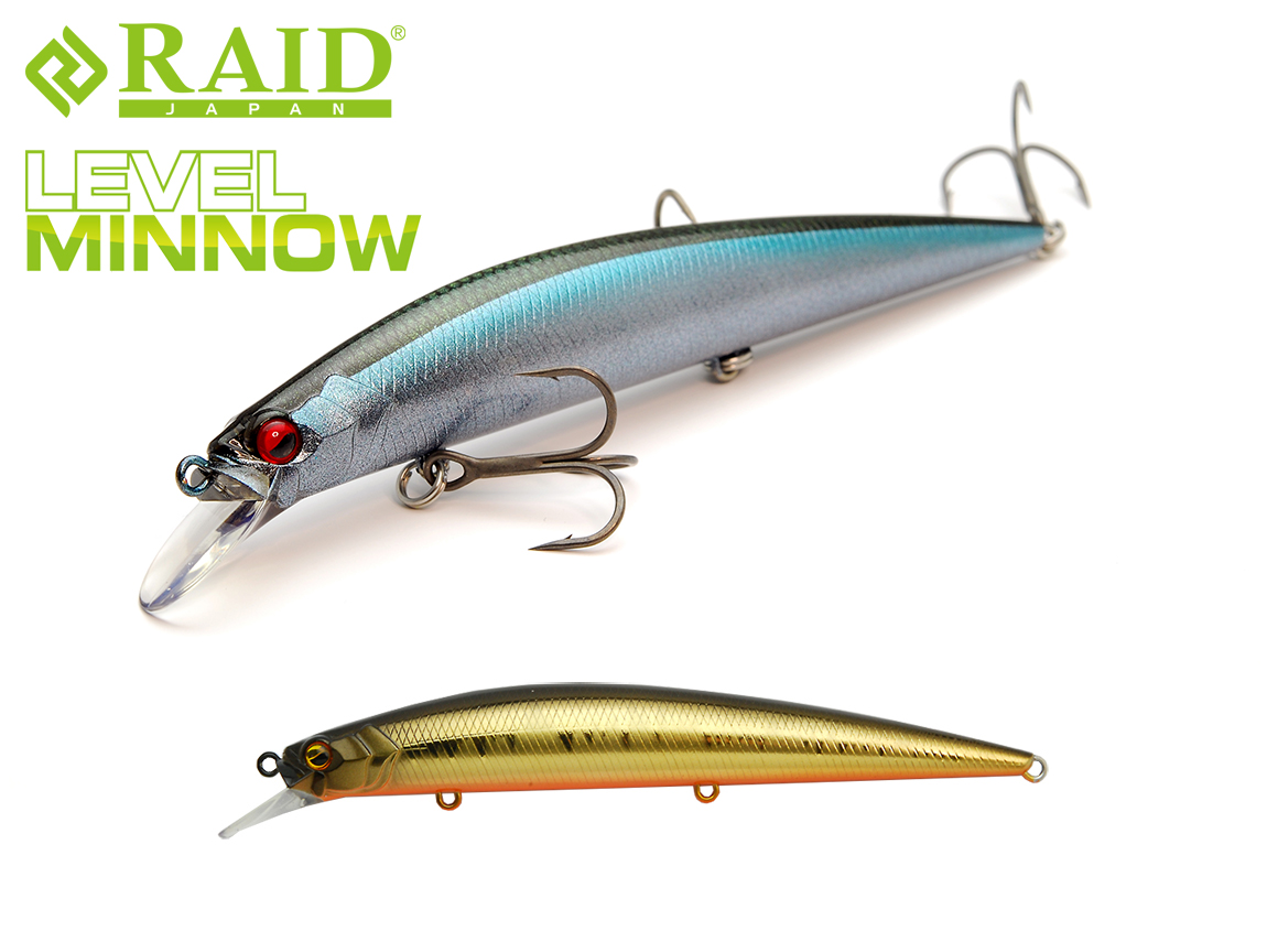 RAID LEVEL MINNOW 125mm 14gr 004 Real Kinkuro