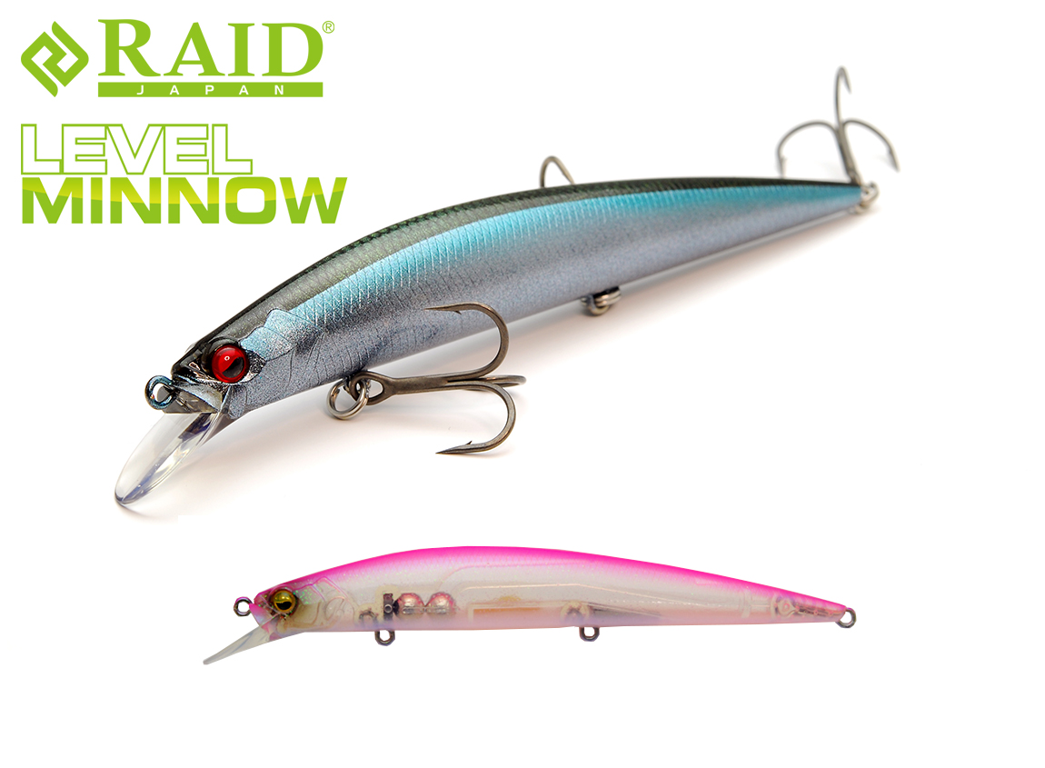 RAID LEVEL MINNOW 125mm 14gr 014 Skeleton Candy