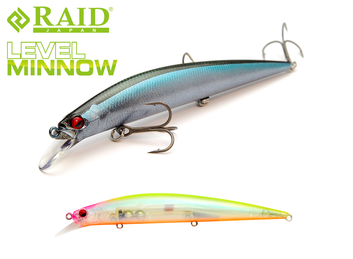 RAID LEVEL MINNOW 125mm 14gr 019 Clear Squash