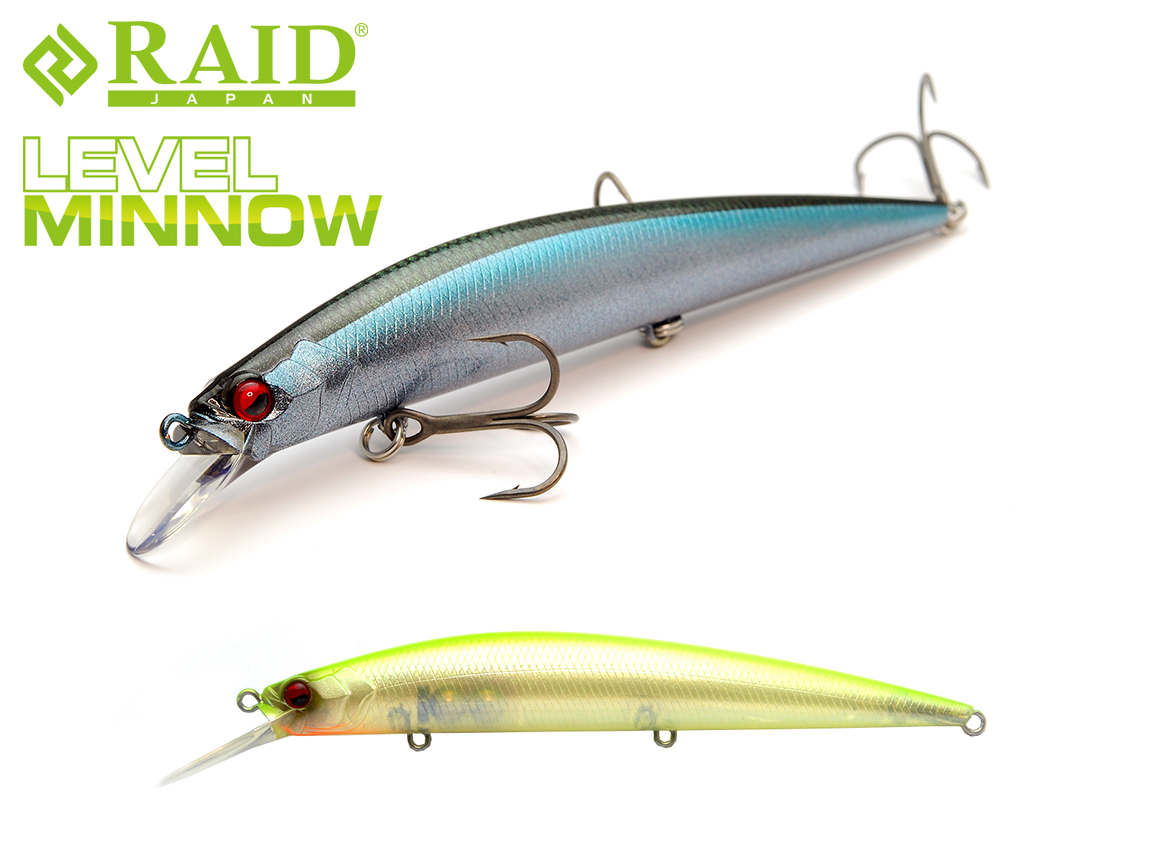 RAID LEVEL MINNOW 125mm 14gr 022 Pearly Chart