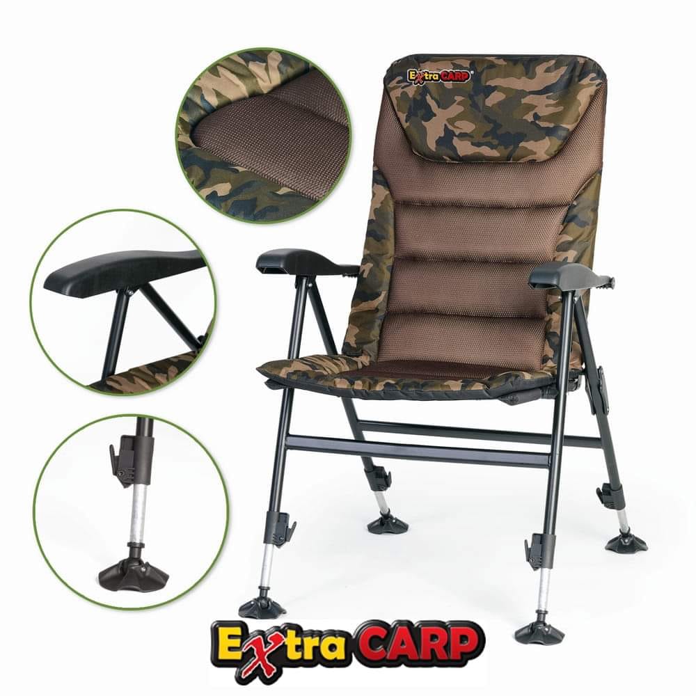 Scaun Extra Carp Maxi Camou Chair/110 Kg