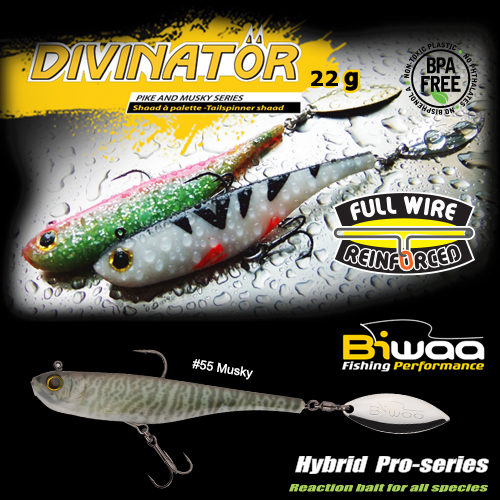 SHAD DIVINATOR JUNIOR 14cm 22gr 55 Musky