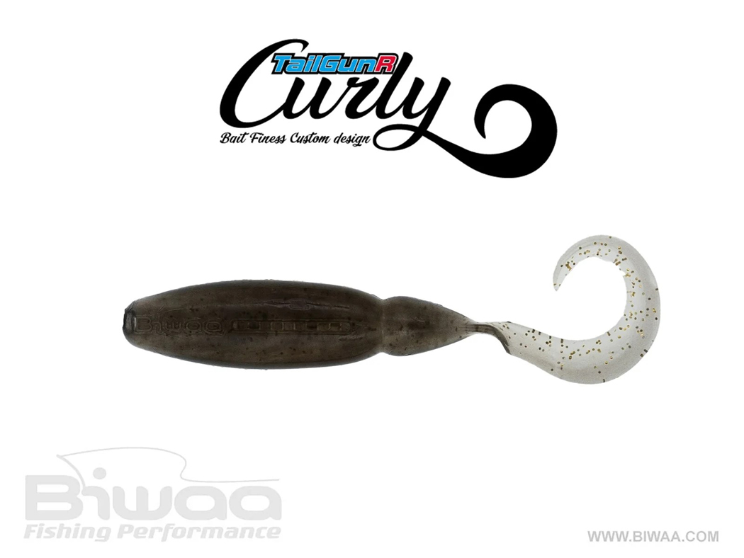 SHAD TAILGUNR CURLY 2.5 6.3cm 206 Golden Shiner