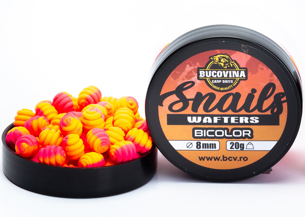 Snails Wafters Bucovina Baits bicolor 6mm 20gr